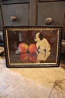 item no: Oliemaleri af hund