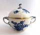 Royal Copenhagen. Blue flower with gold. Lunch plate. Sugar bowl. Model 1680. 
Diameter 10 cm. Height 11 cm. (1 quality)