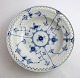 Bing & Grondahl. Blue painted. Deep plate with lace border. Model 323.6. 
Diameter 21.5 cm. (1 quality).