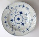 Bing & Grondahl. Blue painted. Deep dessert plate. Model 323. Diameter 21,5 cm. 
(1 quality).