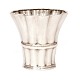 Mogens Ballin Nachf. Silbervase. H: 15cm. D: 16,5cm. G: 453gr