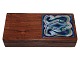 Alfred Klitgaard
Lidded rosewood box with Bodil Eje enamel