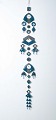 Kalevala Koru, FinlandKeramisk vægophæng/drømmefanger, 1960’erne.