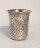 Russia. Silver goblet (84). Height 7 cm. Diameter 6 cm. Produced 1895