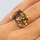 Just Andersen; Ring in 14k gold set with a topaz