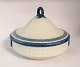 Royal Copenhagen. Blue Fan. Round dish with lid. Model 11503. Diameter 20.5 cm. 
Height 17 cm. (1 quality)