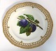 Royal Copenhagen Flora Danica, fruit plate. Lunch plate with open-work border. 
Design # 429/3554. Diameter 23 cm. (1 quality).