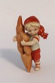 Royal Copenhagen. Pixie nisse med kleine. Model 181. ...