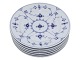 Blue Fluted PlainExtra flat salad plate 19 cm. #299