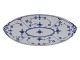 Blue Fluted PlainDish 24.8 cm.
