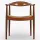 Roxy Klassik præsenterer: Hans J. Wegner / Johannes Hansen.JH 503 - 'The Chair'-armstol i mahogni med sæde ...