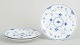 Royal Copenhagen Blue Fluted Half Lace, set of three salad plates.