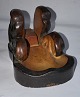 Ipsen matchbox holder in ceramic