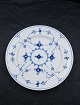 Blue Fluted plain Danish porcelain. Luncheon plates 21.5cms No 178