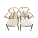 4 stk. Hans J. Wegner Y-stole