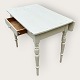 White table with drawer and flap*DKK 1100