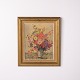 Tryk på Plade med blomstermotiv fra 1920’erne, Signeret