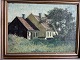 Ole Buus Larsen præsenterer: Maleri af Svend Danelund - Et Skagen Hus 1948.