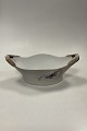 Royal Copenhagen Art Nouveau Oval Skål med Sølvsmede ...