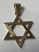 Antik Huset presents: Star of David pendant in 14 Kt. gold.Height 3.3 cm.