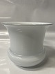 Holmegaard Potteskjuler i hvidt opal glas, Højde 12 cm.