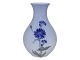 Lyngby porcelænVase med blå Cikorie blomst