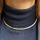 Georg Jensen; Halsring i sterling sølv og forgyldt sølv, ...