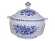 Blå Blomst Tidlig rund suppeterrin fra ca. 1820