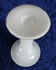 Holmegaard glass art. Vase/candlestick of milk white glass 18.5cms.