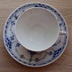 Musselmalet Halvblonde porcelæn, sæt chokoladekop nr. 713
