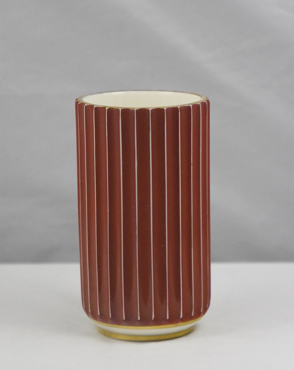 Kinnerup Antik & Porcelæn Lyngby * cm Riflet vase