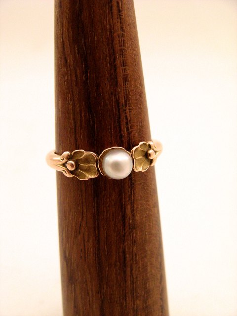 Georg Jensen 14 carat gold ring sold