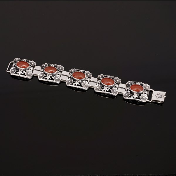 Lauritz Jensen, Copenhagen: Bracelet, silver. L: 19,5cm