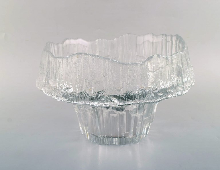 Iittala, Tapio Wirkkala kunstglas vase / skål. 1960/70