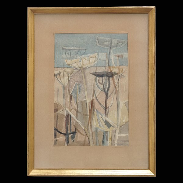 Svend Saabye, 1913-2004, water color. Signed. Visible size: 41x28cm. With frame: 
63x46cm