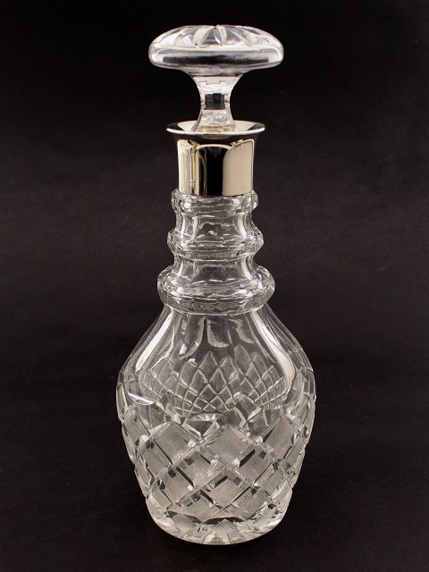 Crystal cut decanter