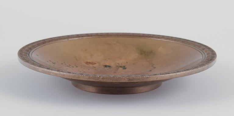 Just Andersen. Small bronze bowl.