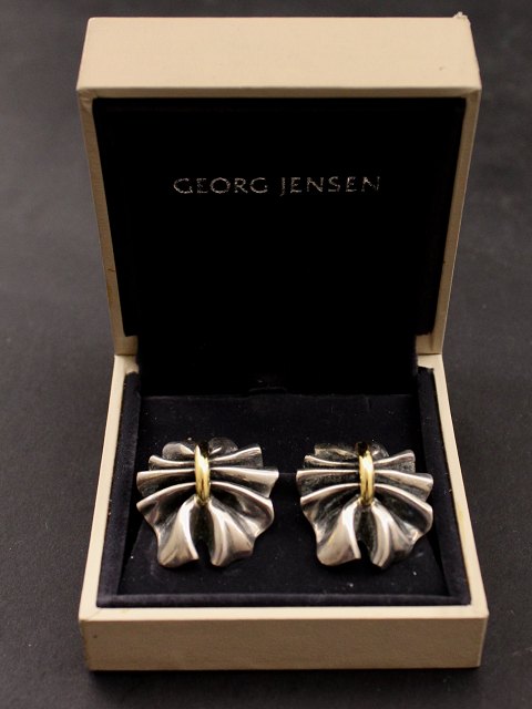 Georg jensen sterling sølv  øreclips  design Lene Munthe