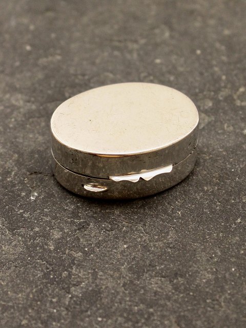 Silver pill box