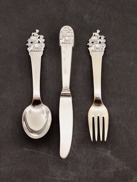 H C Andersen barne bestik "Svinedrengen"