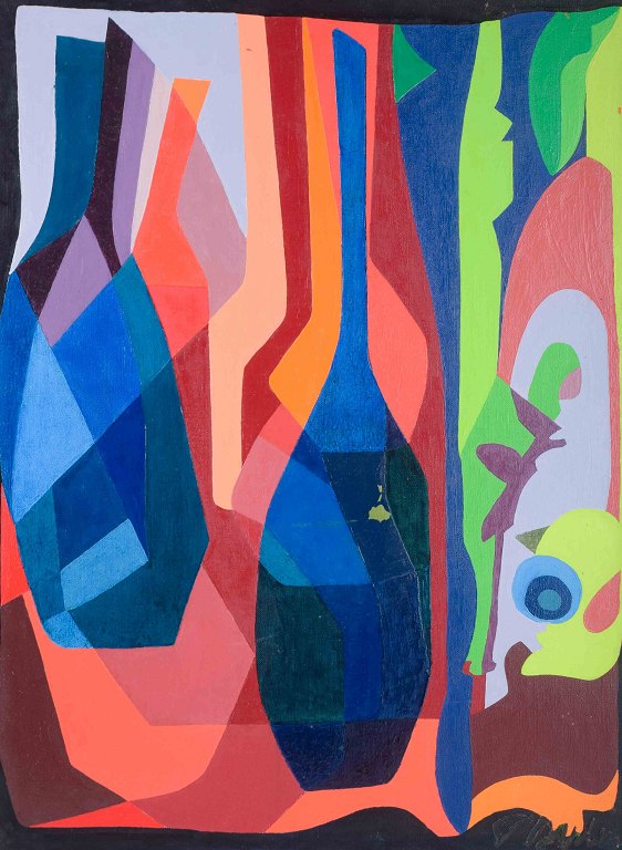 Tord Petter Berlin
Svensk kunstner
Abstrakt komposition.
Olie på lærred.