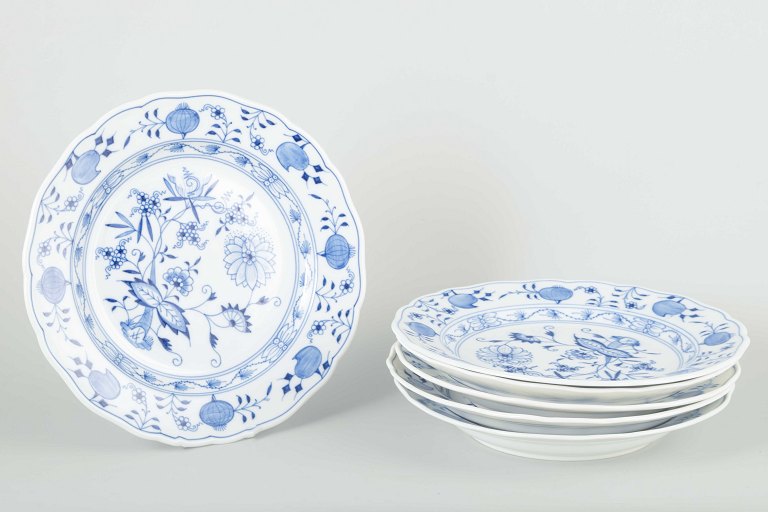 Meissen, Tyskland
6 middags­tallerkener, tidligt 20. århundrede.