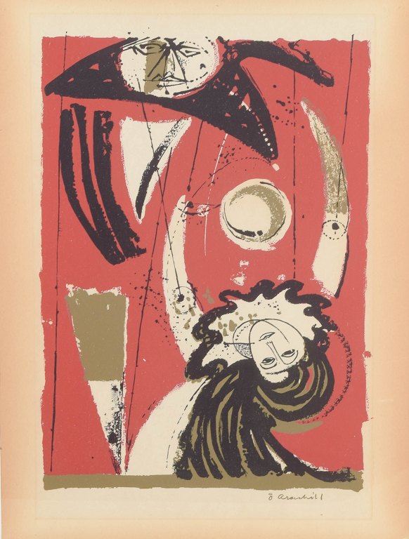 Åke Arenhill (1920–2018)
Farvelitografi.