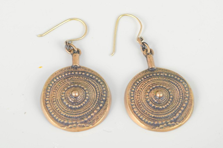 Jorma Laine, FinlandBronze øreringe, 1970’erne.