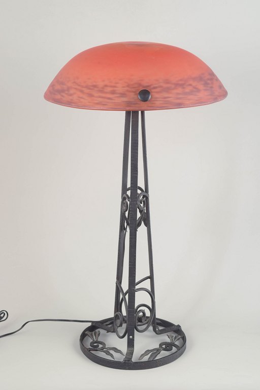 Art Nouveau-Style Table LampFrance, Mid 20th Century.