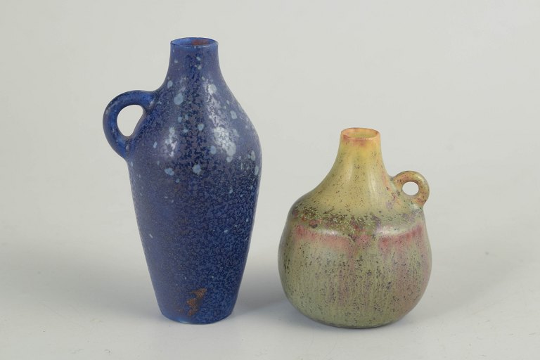 Carl-Harry Stålhane for Rörstrand, two miniature pitchers.