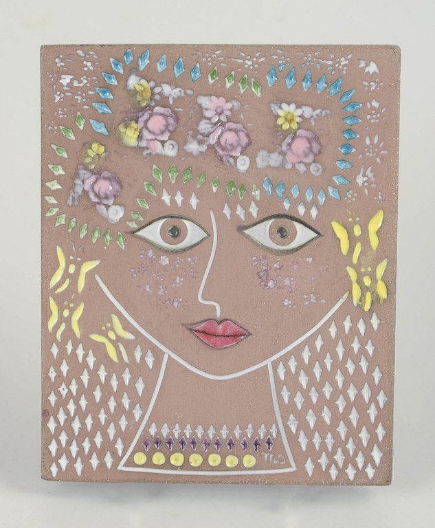 Mari Simmulson for Upsala Ekeby, vægrelief.