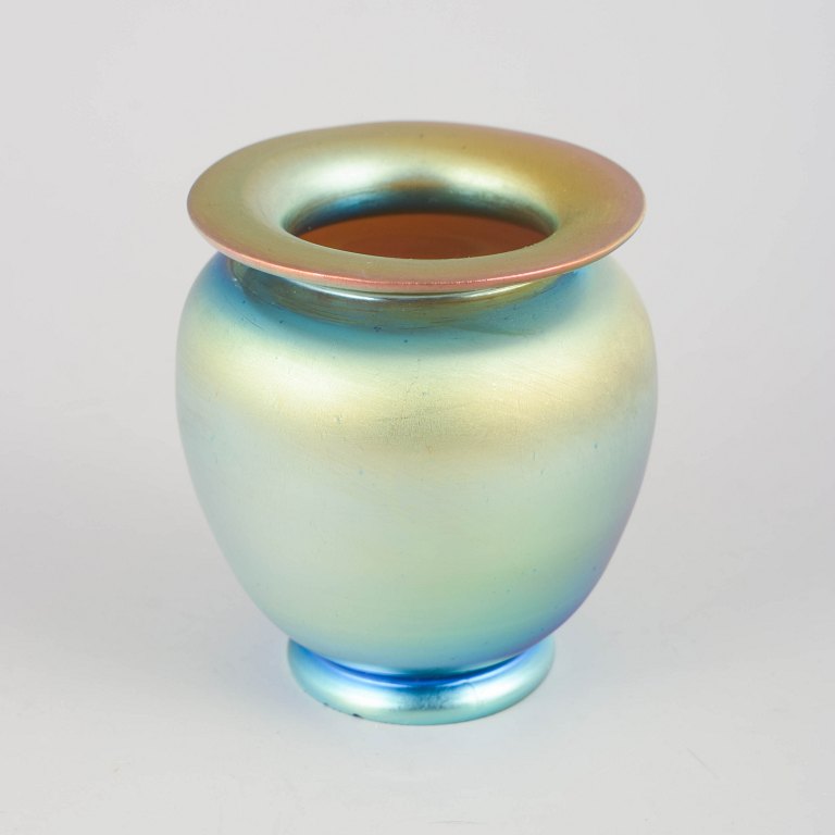 Loetz iridescent glass vase.