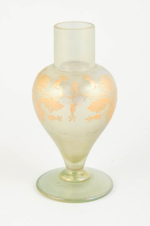 Loetz iridescent glass vase.