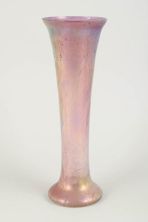 Loetz iridescent glass vase.